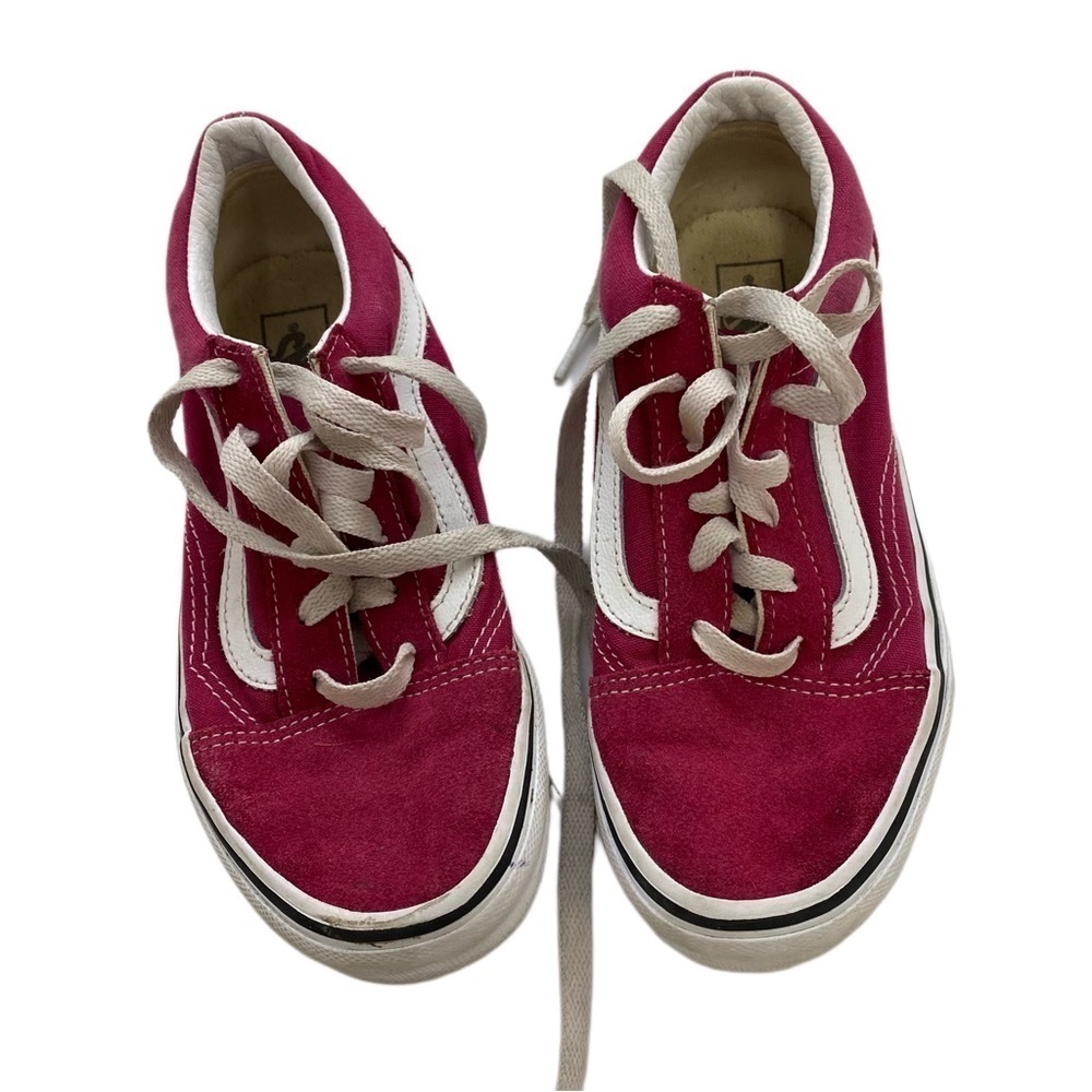VANS Kids Tennis Shoes - US Kids 3 - Burgandy
